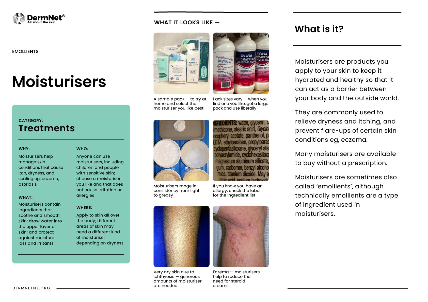 Moisturisers