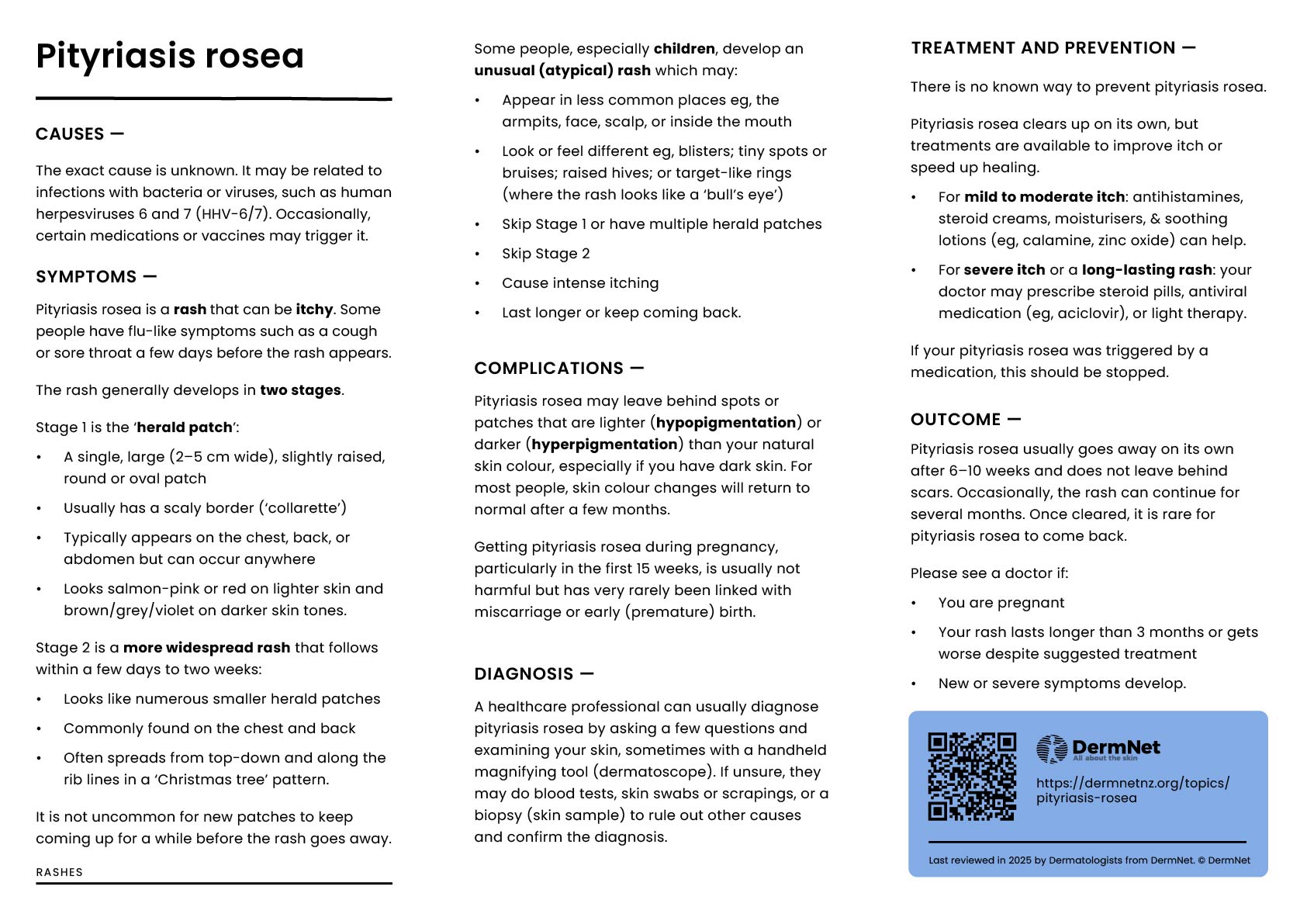Pityriasis rosea