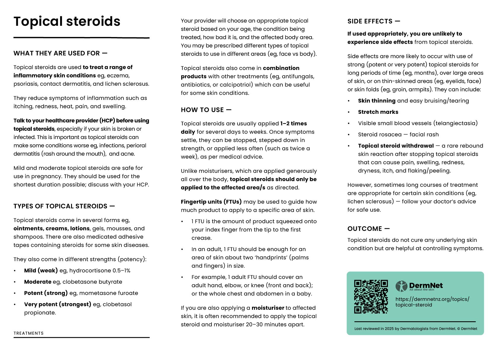 Topical steroids